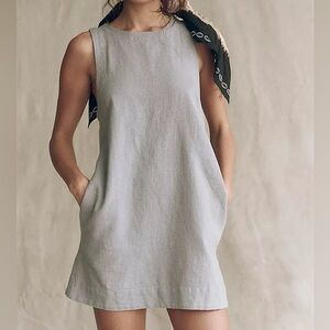 Free People Full of Sunshine Cotton-Linen Mini Dress